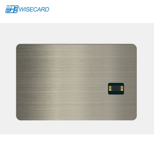 Stylish Metal RFID NFC Chip Business Smart Card 13.56Mhz Frequency