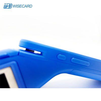 محطة معالجة المدفوعات الروبوتية مع الطابعة الحرارية والتحقق البيومتري