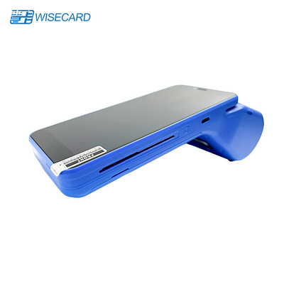 محطة EMV Android POS مع طابعة حرارية مدمجة 58 * 40mm وتحقق من بصمات الأصابع