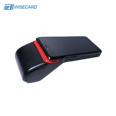 5000mAh Quad Core Android 12.0 POS Terminal مع بصمة الأصابع والطابعة الحرارية