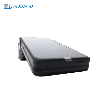 طابعة حرارية مدمجة 58 * 40mm محطة المعاملات الإلكترونية الروبوتية مع بطارية ليثيوم أيون 3.8 فولت 5000mAh