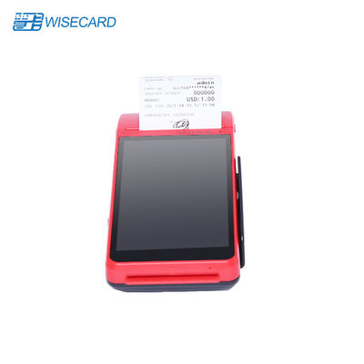 أندرويد 7.0 13.56 ميجا هرتز محطة دفع نقاط البيع المحمولة 4G WIFI EMV PCI