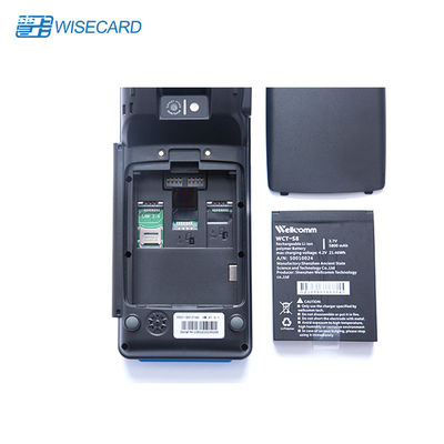 NFC 13.56MHz MTK MT8735 آلة نقاط البيع المحمولة 5.5 بوصة طابعة حرارية POS