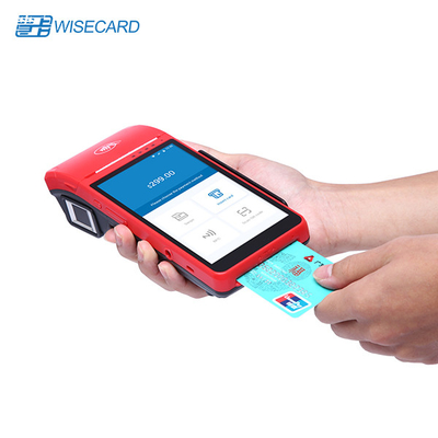 BT 4.1 LE 13.56MHz Android Smart Ticket Machine TDS CDMA مع طابعة حرارية