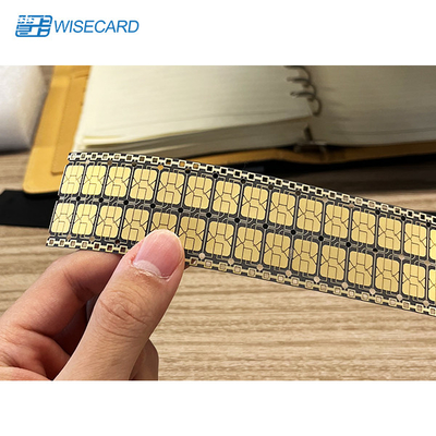 واجهة مزدوجة 6PIN فضي / ذهبي EMV Standard Payment Chip 32bit CPU Core EEPROM Memory