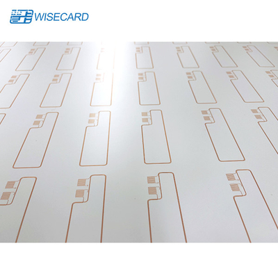 Wisecard LF / HF / UHF Chip RFID Prelam البطانة لبطاقة EMV الذكية