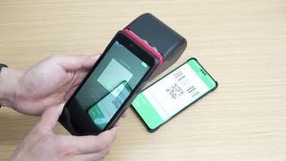 العرض التوضيحي لعملية الدفع الآمن لآلة Wisecard T80N POS